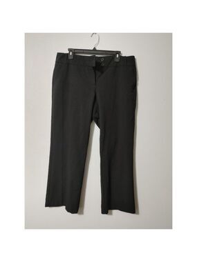 Women's New York & Company Stretch Black Trousers Size 14, 29" inseam